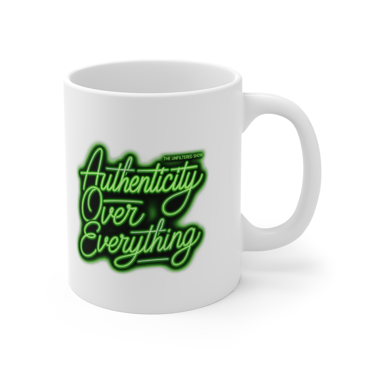 Emergency Intercom "Authenticity Over Everything" White Mug