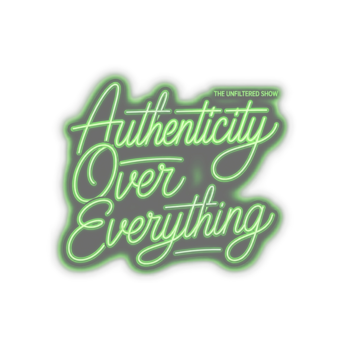 Emergency Intercom "Authenticity Over Everything" Sticker