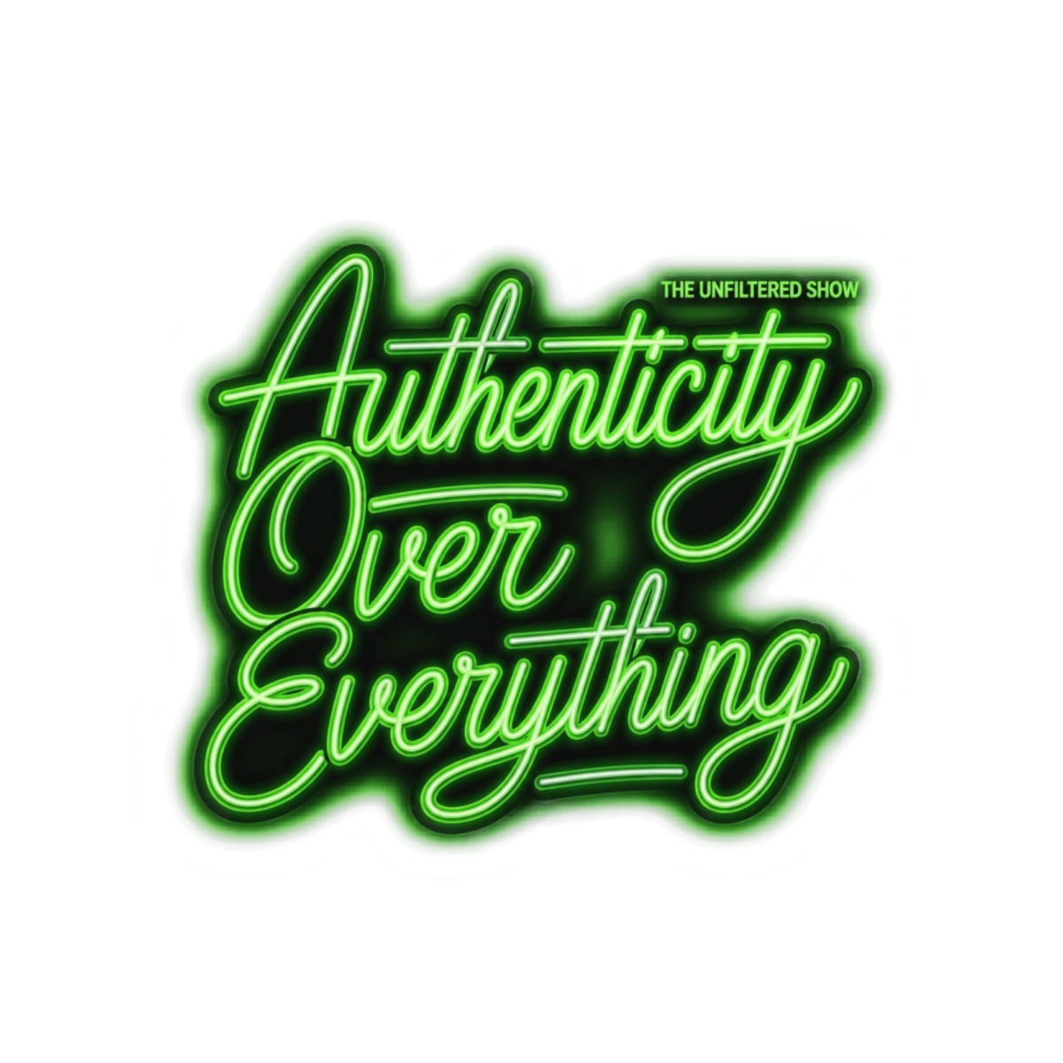 Emergency Intercom "Authenticity Over Everything" Sticker